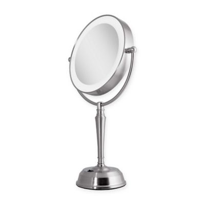 Buy Zadro Next Generation 1X/10X LED Vanity Mirror in Satin Nickel from Bed Bath & Beyond